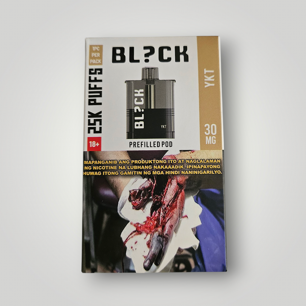 BLACK? 25k Puffs Prefilled Pod (30mg) Transparent