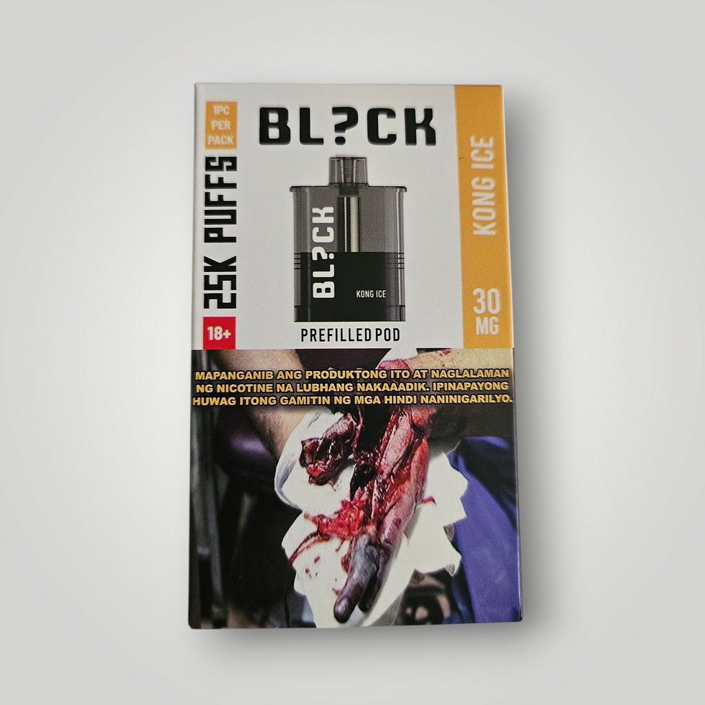 BLACK? 25k Puffs Prefilled Pod (30mg) Transparent