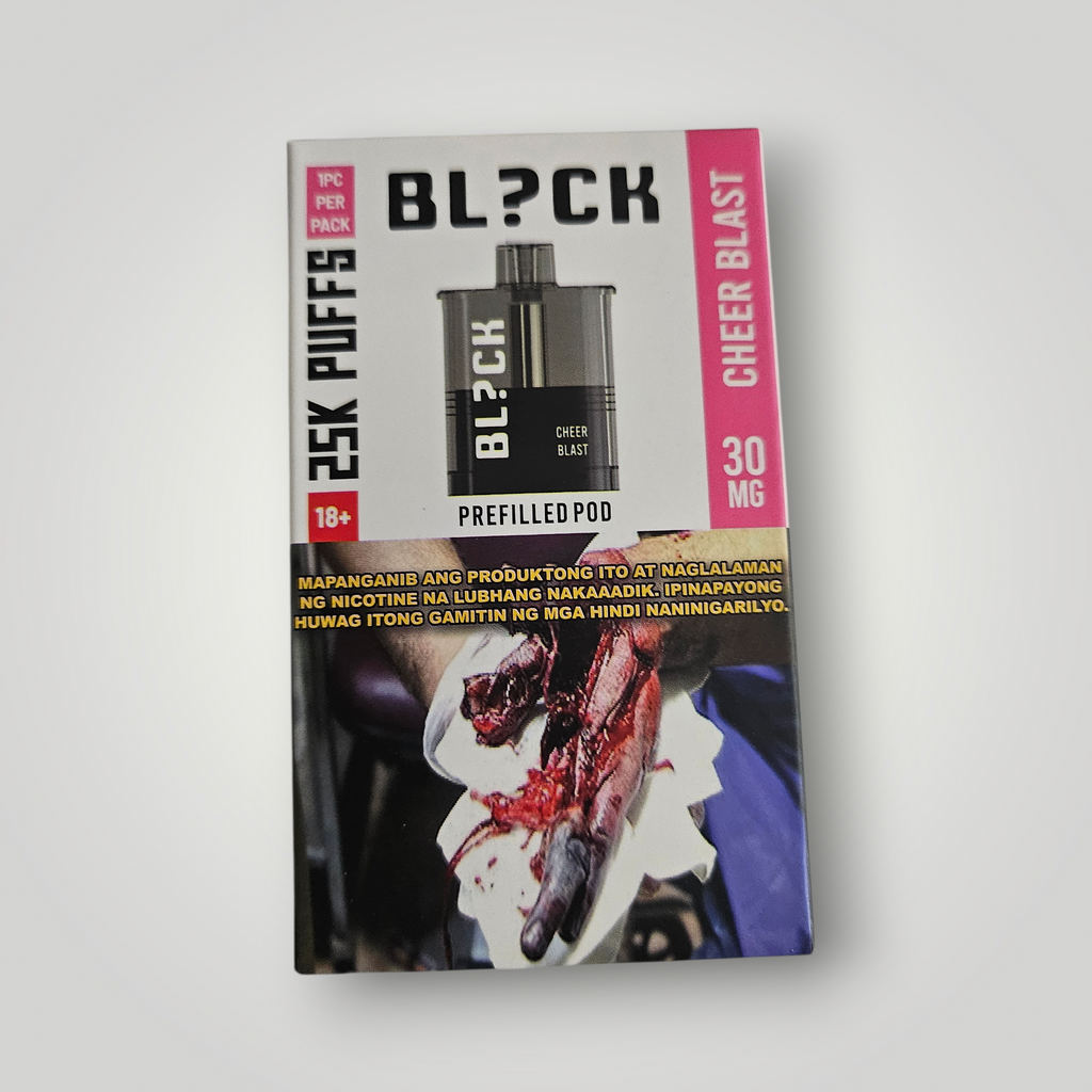 BLACK? 25k Puffs Prefilled Pod (30mg) Transparent